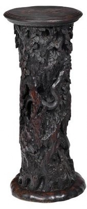 UNUSUAL EXPORT CARVED HARDWOOD