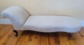 UNUSUAL FORM SILK UPHOLSTERED