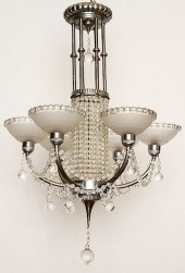 UNUSUAL FRENCH ART DECO CHANDE