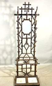 UNUSUAL FRENCH CAST IRON FAUX