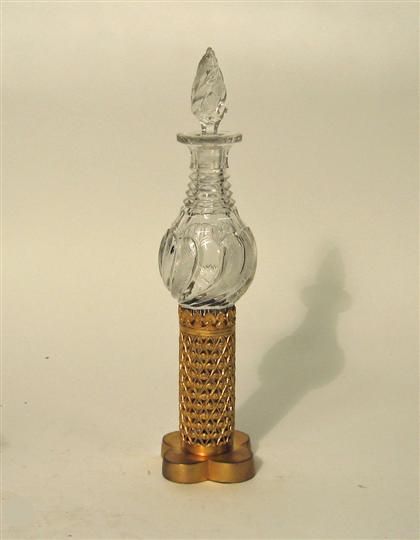 Unusual French gilt-bronze and