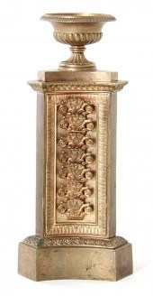 Unusual French gilt-bronze day