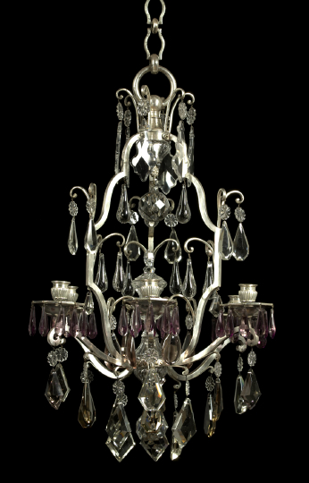 Unusual French Silvered Brass and