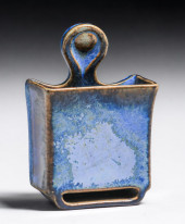 UNUSUAL FULPER POTTERY BLUE CR