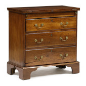 UNUSUAL GEORGE III MAHOGANY HI