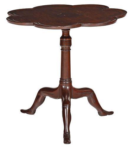 UNUSUAL GEORGE III MAHOGANY TILT
