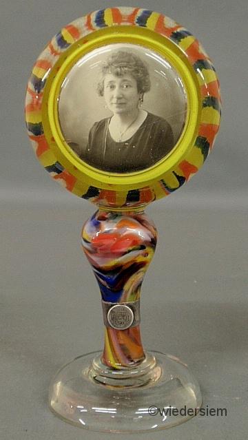 Unusual glass paperweight style