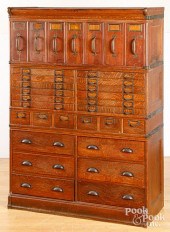 UNUSUAL GLOBE WERNICKE OAK STA