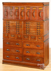 UNUSUAL GLOBE WERNICKE OAK STA