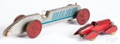 UNUSUAL GONG BELL WOODEN RACER