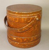 UNUSUAL GRAIN PAINT DECORATED