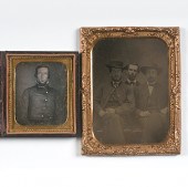 Unusual Half Plate Tintype of