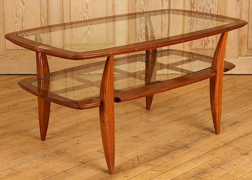 UNUSUAL ITALIAN MAHOGANY COFFEE