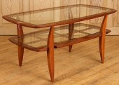 UNUSUAL ITALIAN MAHOGANY COFFE