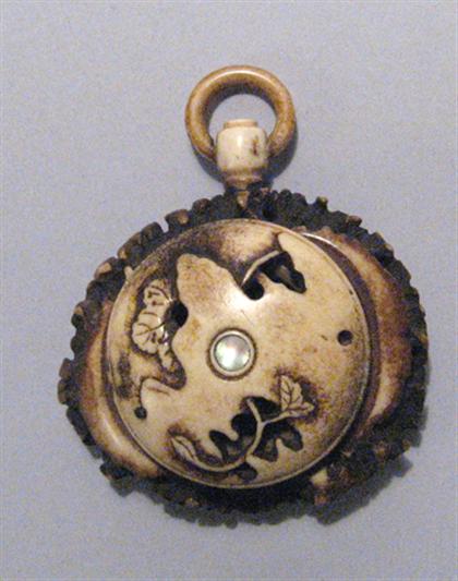Unusual Japanese bone watch case
