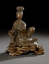 Unusual Japanese Bronze-Lacque