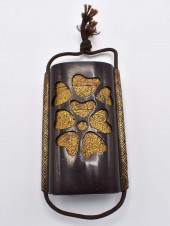 UNUSUAL JAPANESE GILT AND BROW