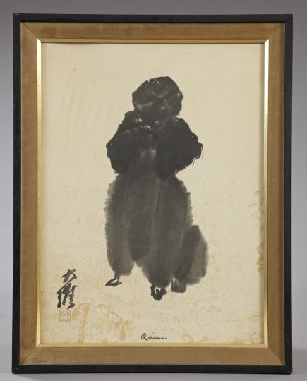 Unusual Japanese Ink Painting, 
