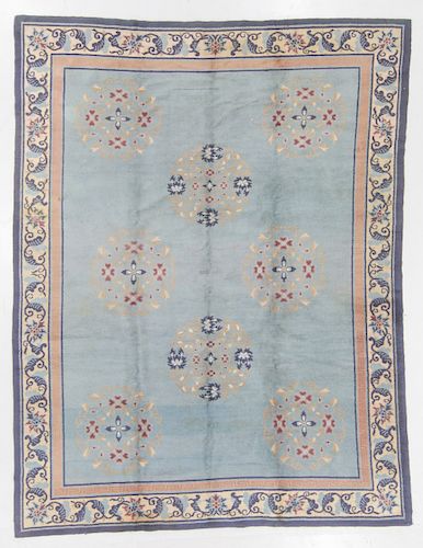 UNUSUAL JAPANESE OR EUROPEAN RUG IN