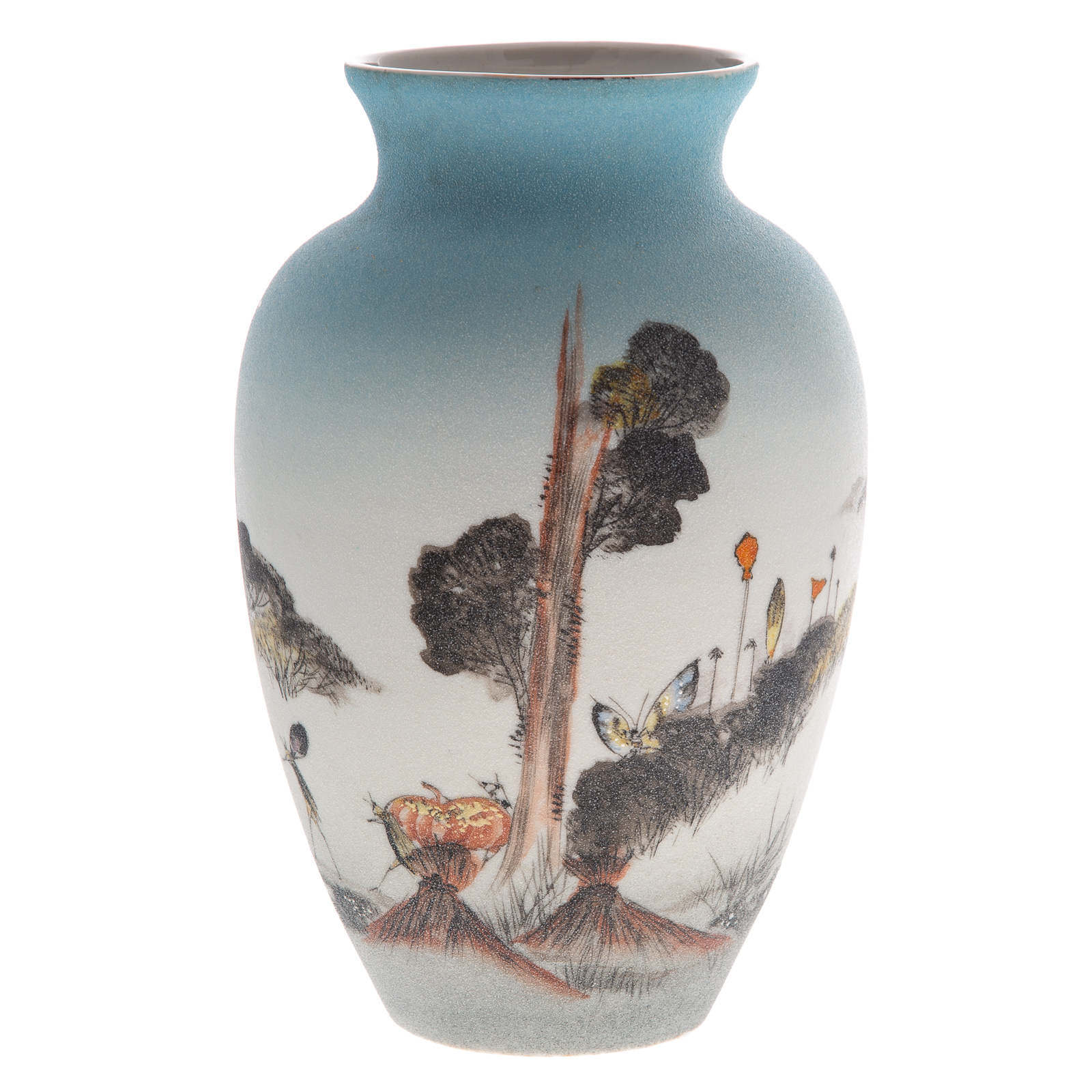 UNUSUAL JAPANESE TEXTURED GLAZE