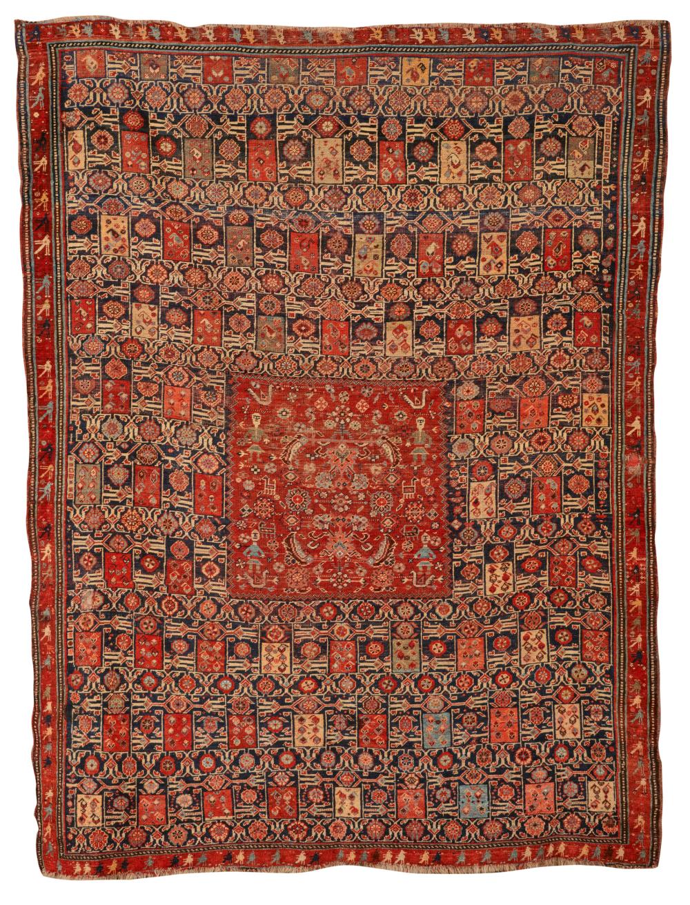 UNUSUAL KHAMSEH CONFEDERACY RUG,