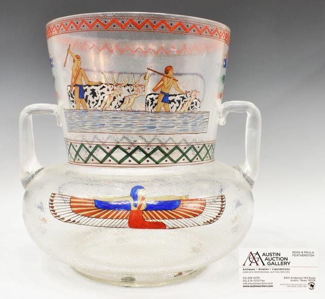 UNUSUAL LARGE MOSER EGYPTIAN