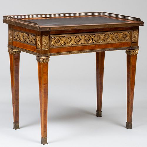 UNUSUAL LOUIS XVI ORMOLU-MOUNTED