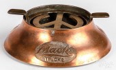 UNUSUAL MACK TRUCKS BRASS ASHT
