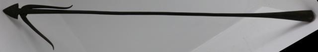 UNUSUAL MID-19TH C HARPOON WITH 2