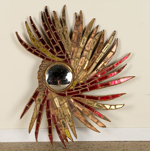 UNUSUAL MULTI COLOR MIRROR MANNER
