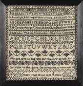 UNUSUAL NEEDLEWORK SAMPLER DAT