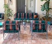 UNUSUAL NINE PIECE SUITE OF FA
