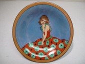 Unusual Noritake tazza. Blue g