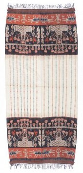 UNUSUAL OLD EAST SUMBA IKAT TE