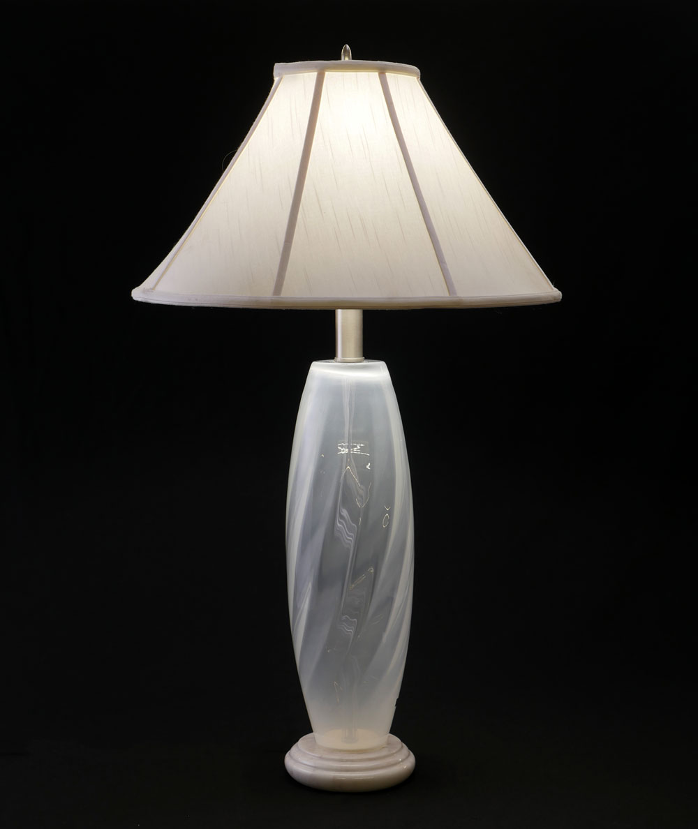 UNUSUAL OPALESCENT SIGNED WATERFORD