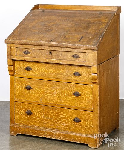 UNUSUAL PAINTED PINE MAKE-DO WORK