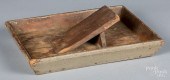 UNUSUAL PAINTED PINE SCRUB BOX