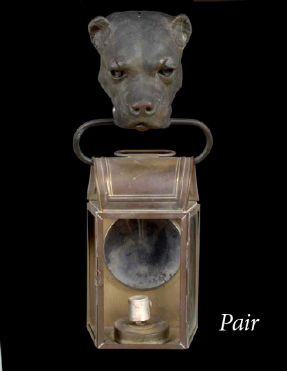 Unusual Pair of English Cast-Iron