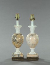 Unusual Pair of Italian Marble