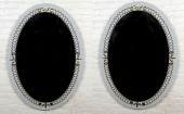 UNUSUAL PAIR OF ITALIAN OVAL G