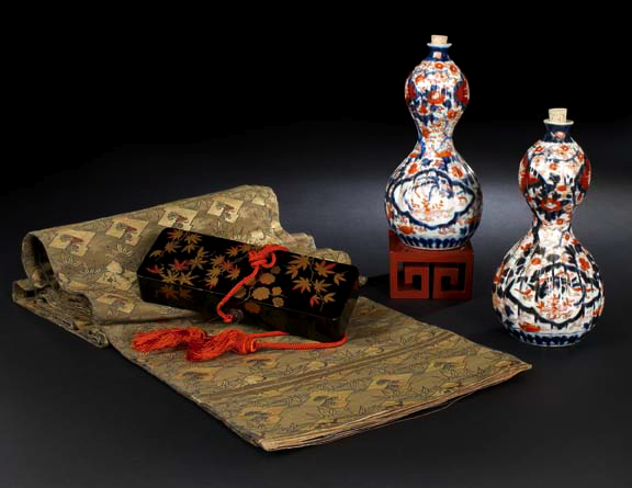 Unusual Pair of Japanese Imari