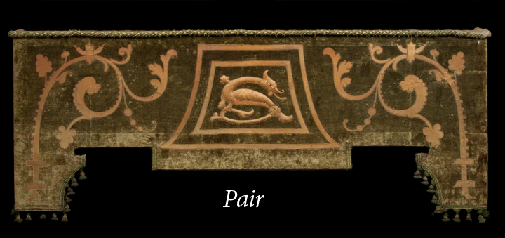 Unusual Pair of Velvet and