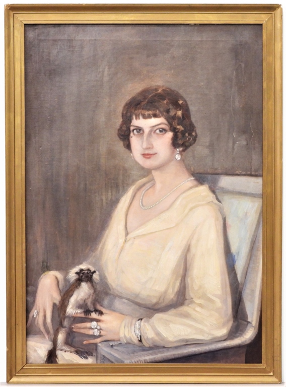 UNUSUAL PORTRAIT OF A WOMAN &