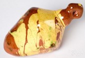 UNUSUAL REDWARE PLUMB BOBUnusu