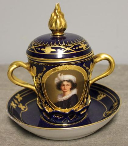 Unusual Royal Vienna Covered Cup