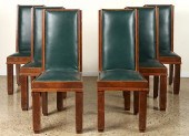 UNUSUAL SET 6 FRENCH OAK SIDE