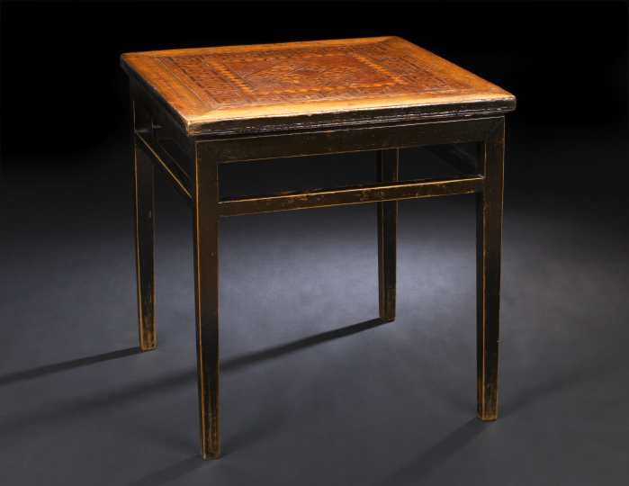 Unusual Sino-Continental Wooden