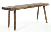 UNUSUAL SLAB TABLE.  Nineteent