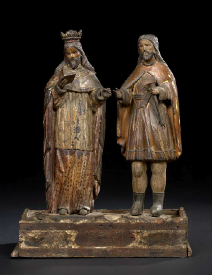 Unusual Spanish Colonial Carved and