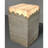 Unusual Travertine Column Disp